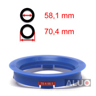 Prstenovi za centriranje 70,4 - 58,1 mm ( 70.4 - 58.1 ) - besplatna dostava