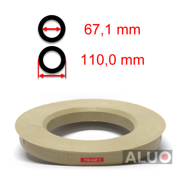 Prstenovi za centriranje 110,0 - 67,1 mm ( 110.0 - 67.1 ) - besplatna dostava