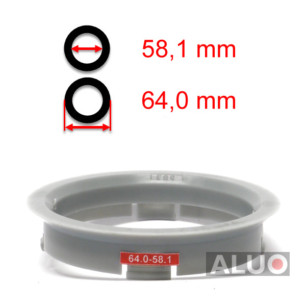 Prstenovi za centriranje 64,0 - 58,1 mm ( 64.0 - 58.1 ) - besplatna dostava
