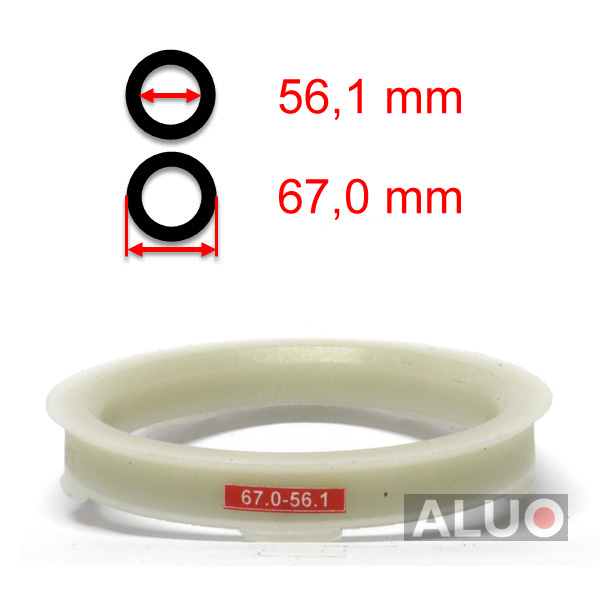 Prstenovi za centriranje 67,0 - 56,1 mm ( 67.0 - 56.1 ) - besplatna dostava