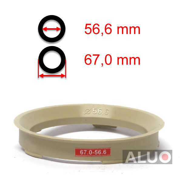 Prstenovi za centriranje 67,0 - 56,6 mm ( 67.0 - 56.6 ) - besplatna dostava