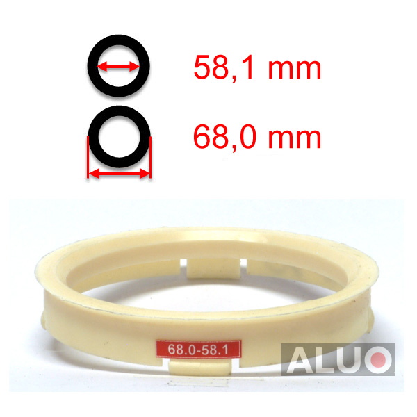 Prstenovi za centriranje 68,0 - 58,1 mm ( 68.0 - 58.1 ) - besplatna dostava