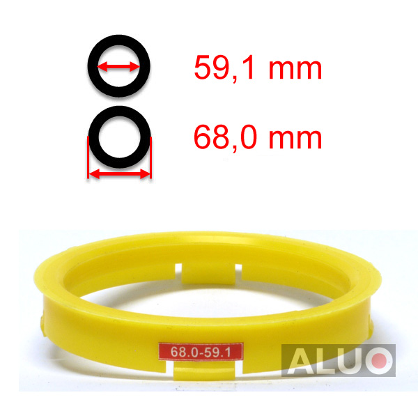 Prstenovi za centriranje 68,0 - 59,1 mm ( 68.0 - 59.1 ) - besplatna dostava