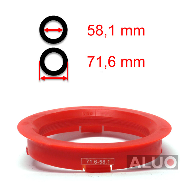 Prstenovi za centriranje 71,6 - 58,1 mm ( 71.6 - 58.1 ) - besplatna dostava