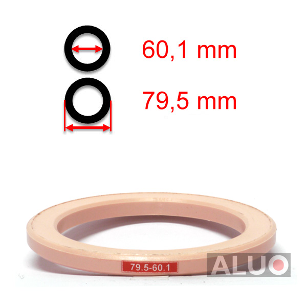 Prstenovi za centriranje 79,5 - 60,1 mm ( 79.5 - 60.1 ) - bez ruba - besplatna dostava