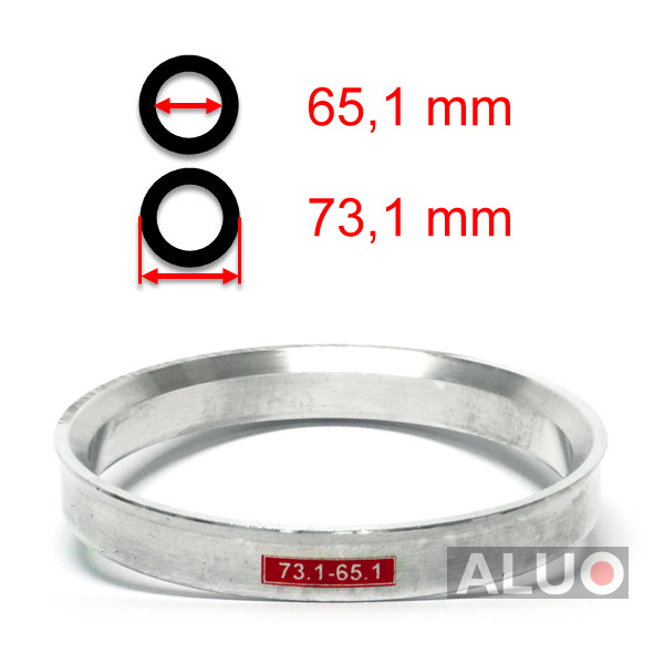 Aluminijski prstenovi za centriranje 73,1 - 65,1 mm ( 73.1 - 65.1 )