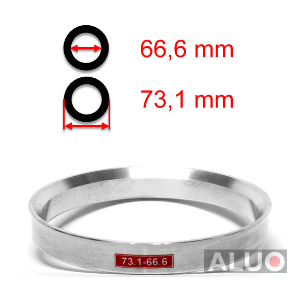 Aluminijski prstenovi za centriranje 73,1 - 66,6 mm ( 73.1 - 66.6 )