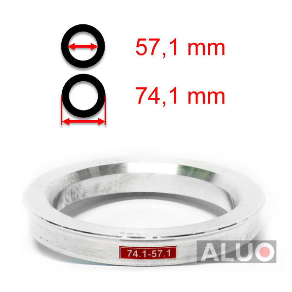 Aluminijski prstenovi za centriranje 74,1 - 57,1 mm ( 74.1 - 57.1 )