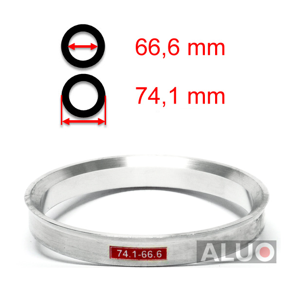 Aluminijski prstenovi za centriranje 74,1 - 66,6 mm ( 74.1 - 66.6 )
