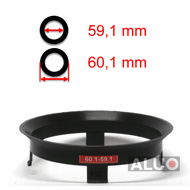 Prstenovi za centriranje 60,1 - 59,1 mm ( 60.1 - 59.1 ) - besplatna dostava