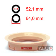Prstenovi za centriranje 64,0 - 52,1 mm ( 64.0 - 52.1 ) - besplatna dostava