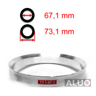 Aluminijski prstenovi za centriranje 73,1 - 67,1 mm ( 73.1 - 67.1 )