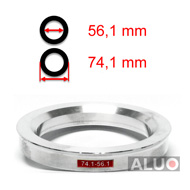 Aluminijski prstenovi za centriranje 74,1 - 56,1 mm ( 74.1 - 56.1 )