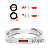 Aluminijski prstenovi za centriranje 74,1 - 65,1 mm ( 74.1 - 65.1 )